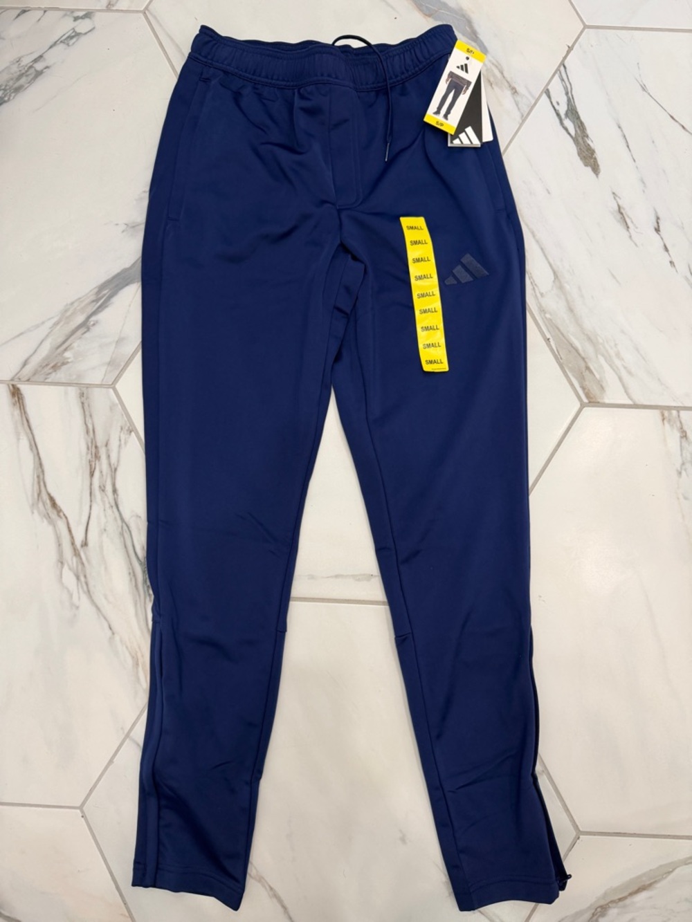 Adidas Men's Tricot Track Pants in Navy Blue New With Tag Size S